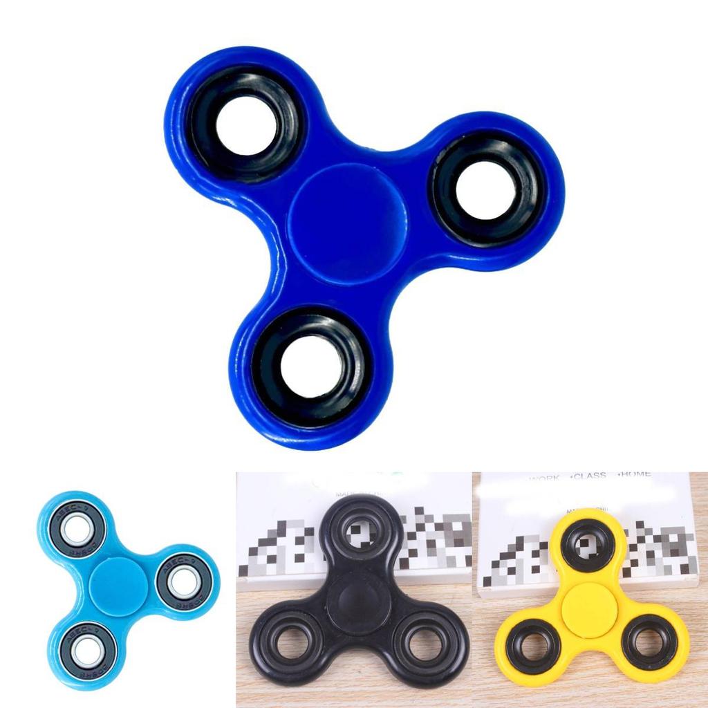Elegant Wood Hand Spinner Tri Fidget Ceramic Ball Desk Toy For Stress Relief