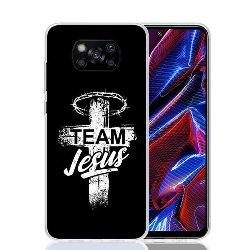 

God Jesus Pray Cross Case Phone Cover for Xiaomi Mi 11T 12T 10T 9T Pro 11i 12X 13 12 11 10 9 8 Lite 6X 5X A3 A2 Trend Fundas Xiaomi Mi 11i