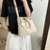 Trendy Women's Casual Tote Bag Spacious Bucket Bag With Soft Feel And Stylish Design For Commuting