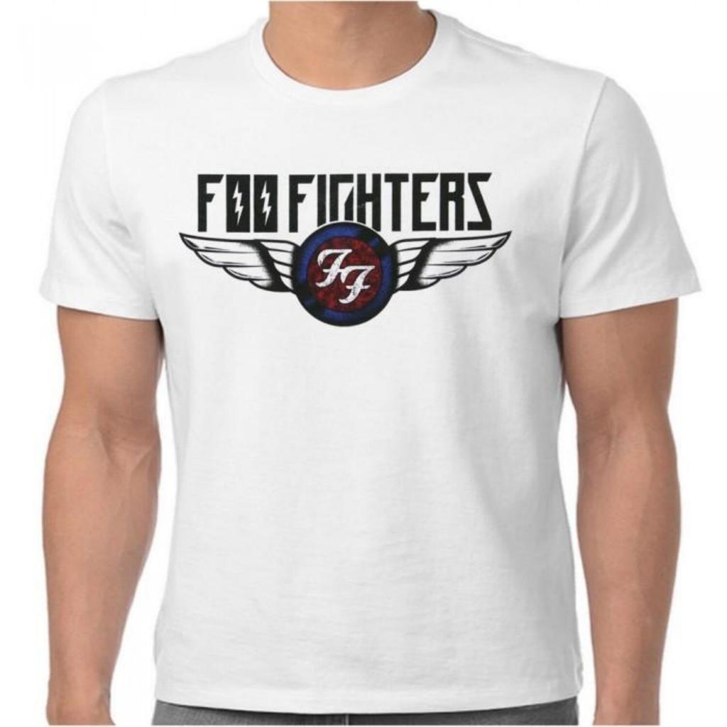 Foo Fighters Unisex Adult Flash Wings T-Shirt