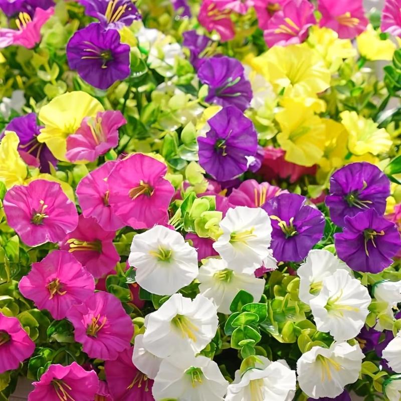 8pcs Artificial Flowers With Uv Protection Indoor And Outdoor Simulation Flowers Decoration Courtyards And Seasonal Celebrations