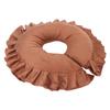 U Shaped Neck Support Cushion Soft Table Bed Face Pillow for Beauty Salon SPA MassageCoffee