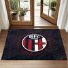 Bologna FC Design Crystal Velvet Rug Soft Decorative Mat for Bedroom Entrance