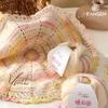 Warm Cloud Ball Sprayed Wool Yarn Medium Thick Thread Stick Needle Crochet Shawl Hat Blanket Handmade Thread Autumn And Winter Warm 100G Ball