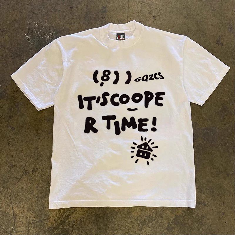 

Make Money for Charity 260G Heavy Weight Pure Cotton! Chinese Fad Heavy Weight Pure Cotton Men and Women Same Type T-shirt American White M [260g Heavy weight pure cotton]]