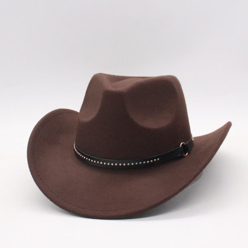 Hat Ladies Jazz Hat Seasonal British Retro Top Hat Woolen Gentleman Hat Trend