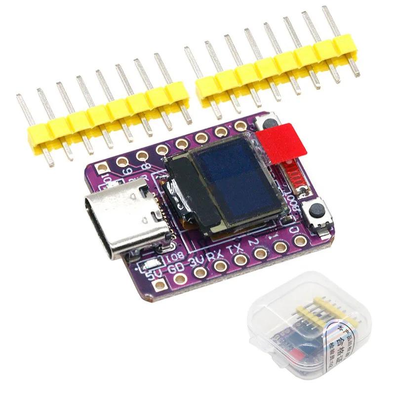 

1Set Ceramic Antenna Wifi Bluetooth Esp32 Supermini Development Board Esp32-C3 Oled Development Board With 0.42 Inch Oled Module