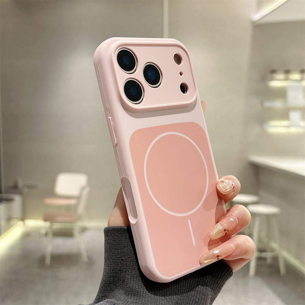 Liquid Soft Silicone Wireless Charging Magnetic For Magsafe Cases For Apple iPhone 17 16 15 14 Plus 13 Pro Max Shockproof Cover