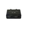 Portable 6.35mm 3.5mm Volumes Controller Volumes Attenuator for Various Use with Headphones and Musical Instrument
