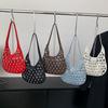 Hollow Underarm Bag for Women with Niche Design 2024 New Hollowed Out Sky Star Commuting Fashionable Rivet Single Shoulder Crossbody Bag