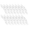 20Pcs Clear Dual-Hole Window Shade Cord Winder Roller Blind Retainer Transparent Pull Cord Organizer Baby Safety Ropes Cleat