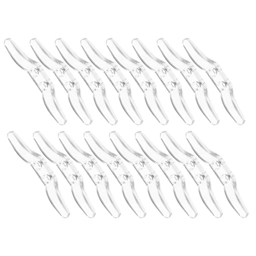 20Pcs Clear Dual-Hole Window Shade Cord Winder Roller Blind Retainer Transparent Pull Cord Organizer Baby Safety Ropes Cleat