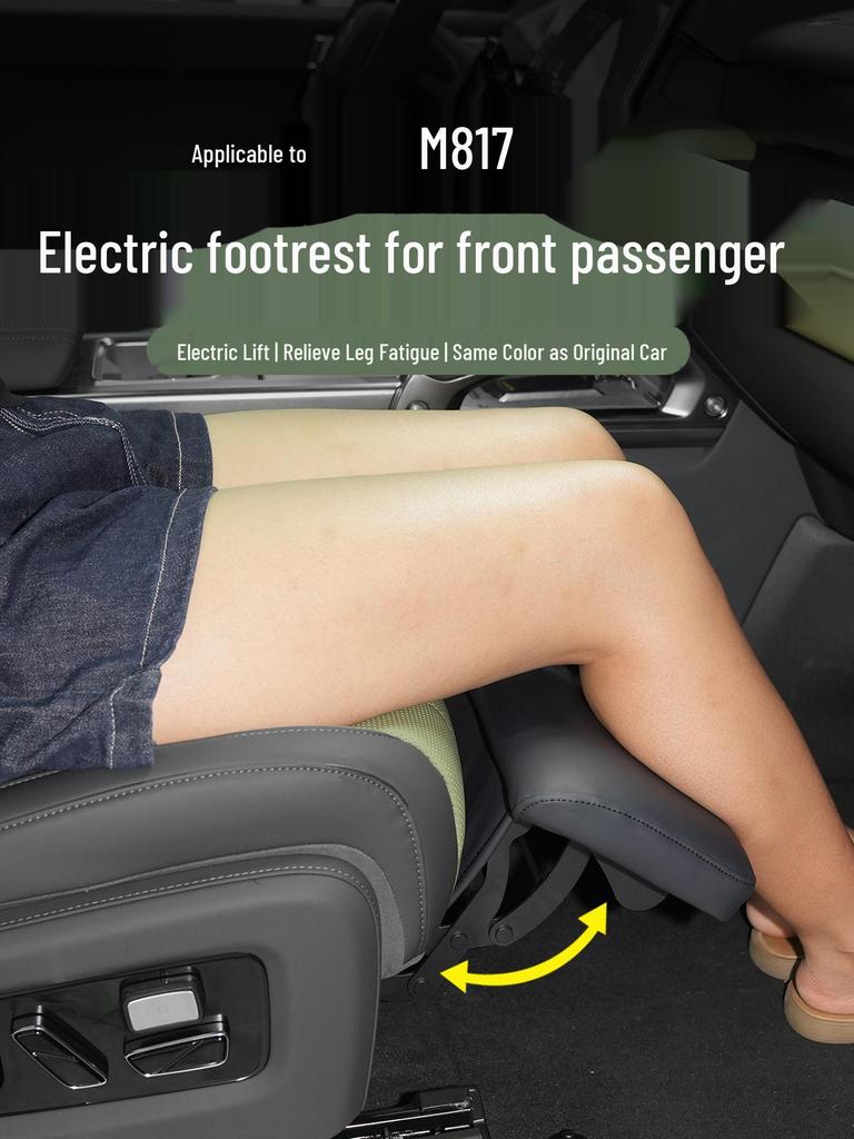 Breathable All-Season Extended Leg Rest Cushion for Warrior M817 Seats (2025 Model)