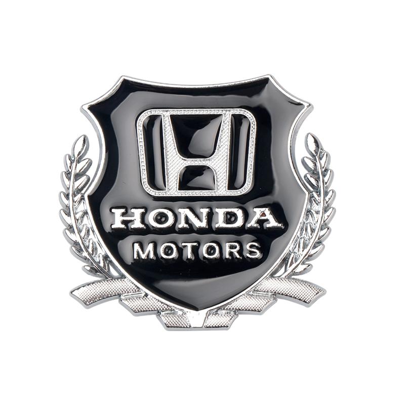 

3D Metal Car Stickers For Honda Odyssey City HR-V Jazz Accord Civic CR-V Fit Insight Car Body Window Trunk Decorative Valve Core