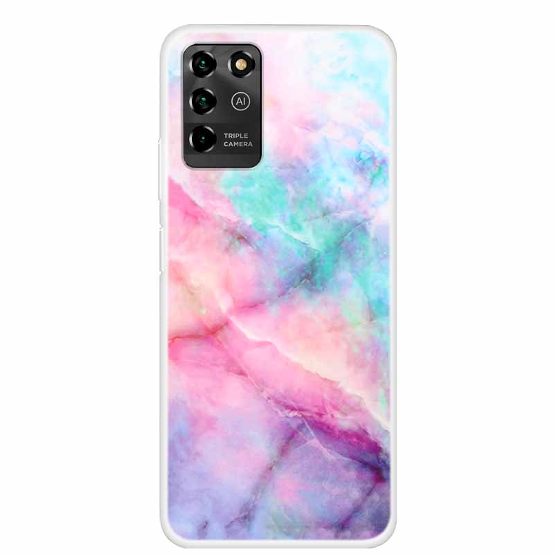 For ZTE Blade V30 Vita Case 8030 Marble Soft TPU Silicone Clear Phone Case for ZTE V30 VITA Back Cover Transparent Capa V 30vita