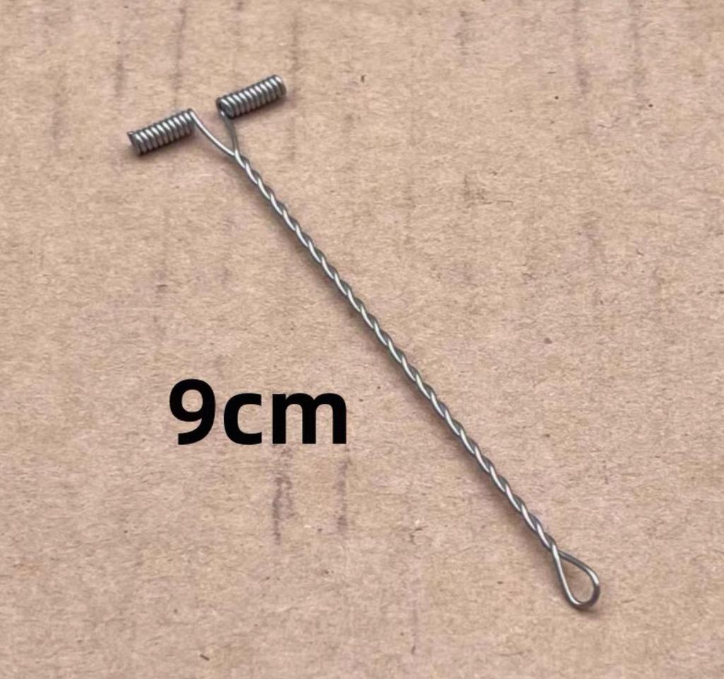 T-Shaped Twisted Wire Hook Rig with/without Rings, Tiānpíng Leader Holder, Swivel, Wire Rig Brancher