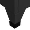 Locker Cabinet Black 90x45x180 cm Steel