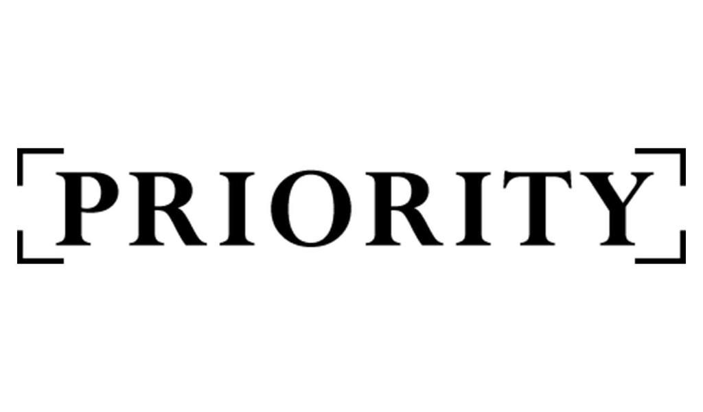Printtoo Priority Self Inking Rubber Stamp Pre-Inked Office Stamp- Home Office Business Stationery, Black- 42 x 9