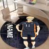 Personalized Haikyuu Round Chair Office Rug - Perfect for Mat, Office Chair & More - Ideal Gift for Birthdays and Holidays
