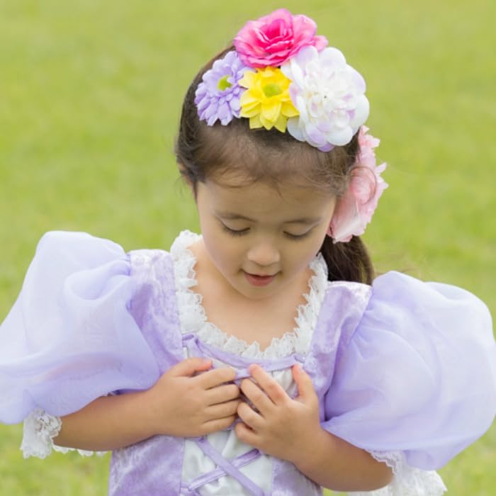 FairyMary Rapunzel Princess Flower Clip for Kids (Multi, Free)
