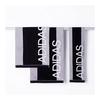 adidas Antibacterial and Odor Resistant Sports Towel Club Black 100% Cotton Ag Fresh Processing 06-1325150