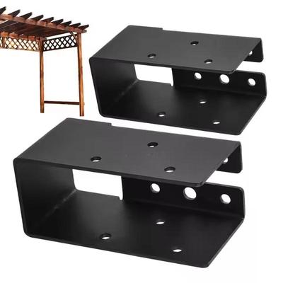 Support de solive 2x4 Garde-corps de terrasse Connecteurs dissimulés Support de solive robuste Jeu de 2 Menuiserie Support de poutre pour pergola Garde-corps