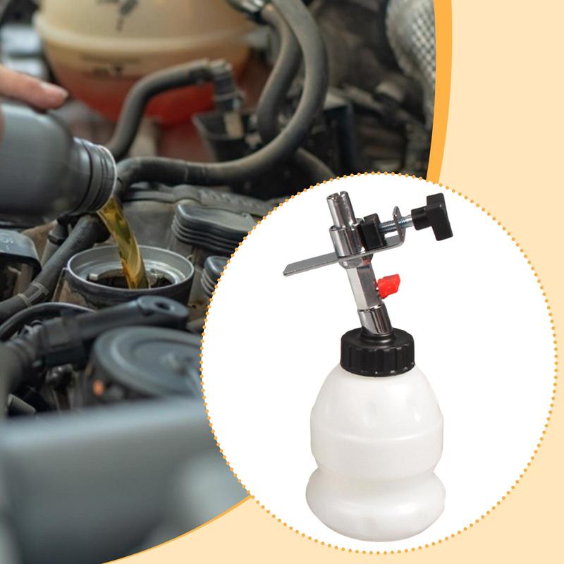 Brake Fluid Changing Pot Efficient 1L Car Maintenance Sturdy Portable Multiuse