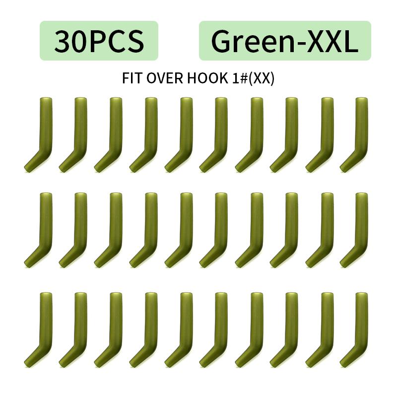 

30 шт. аксессуаров для ловли карпа, размер S/M/L, крючки-кикеры, подходят для крючков с цевьем 2/4/6/8/10 для ловли карпа, волосяные оснастки, терминальные снасти