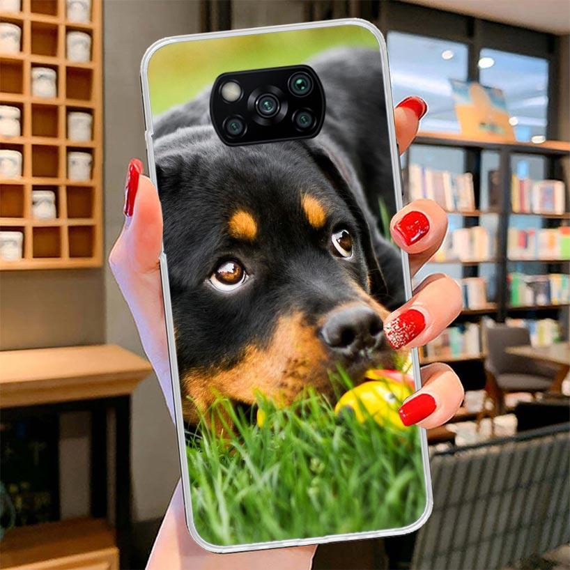 

Rottweiler Dog Cover Phone Case For Xiaomi Poco F7 Ultra X7 X6 X5 Pro M7 Redmi 15C 15 13C 13 12C 12 10C 10 9A 9C 9T 9 Shell Poco Redmi 10