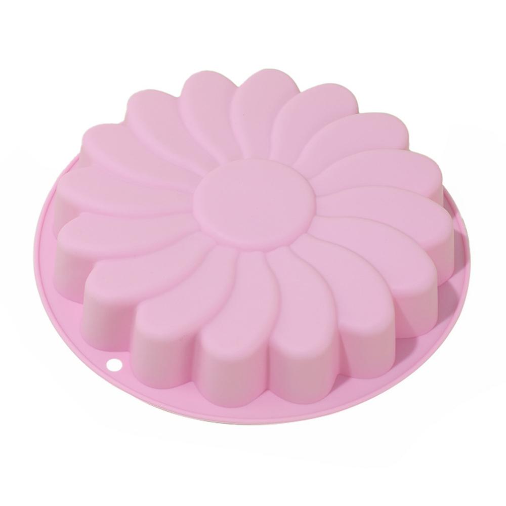 Cake Silicone Mold Multi-use Easy Demoulding Silicone Popular Sunflower Shape Best Choice Cake Decoration Cake Mold Pastry Mold
