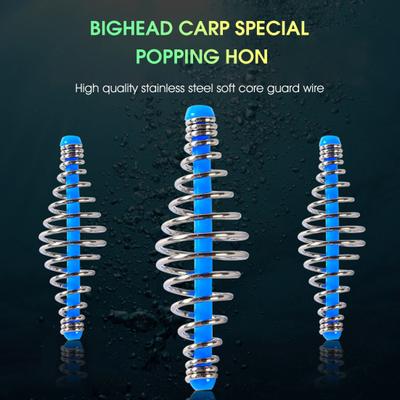 10 Peças Alimentador de Isca Mola Forte Elasticidade Isca Isca Leader Isca Profissional para Pesca de Carpa