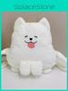 White Plush Dog Girl Backpack With Zipper Closure For Daily Use And Cute Style