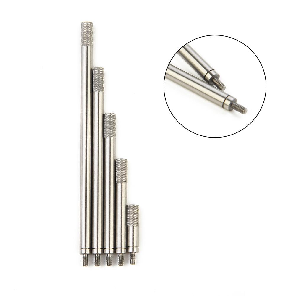 5 szt. Zestaw przedłużek do wskaźnika trzpień 20/40/60/80/100mm stal szybkotnąca