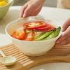 ZISIZ Cream Style Ceramic Ramen & Noodle Bowl