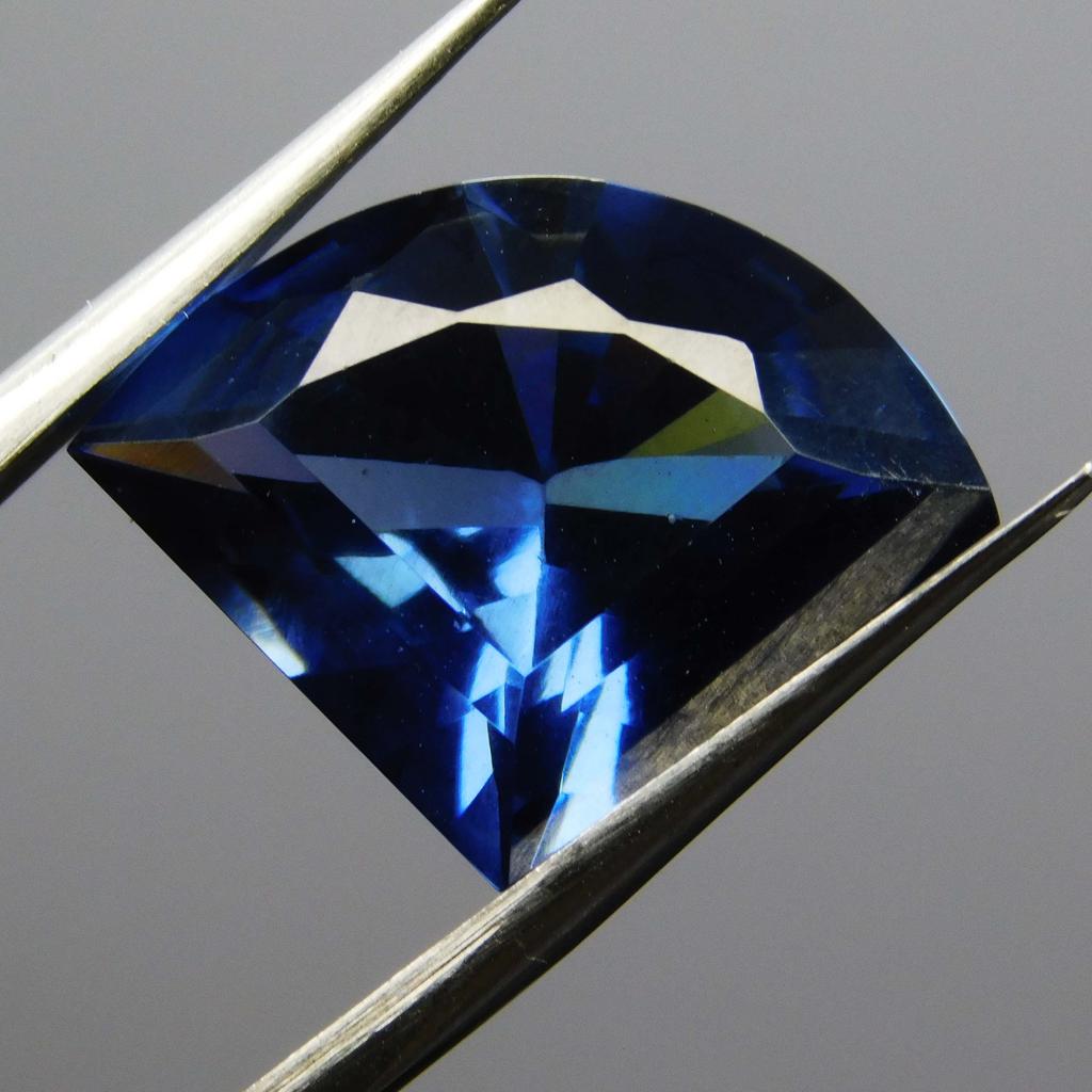 10.67 Ct Natural Blue Sapphire Loose Gemstone CERTIFIED Fancy Cut A-5251