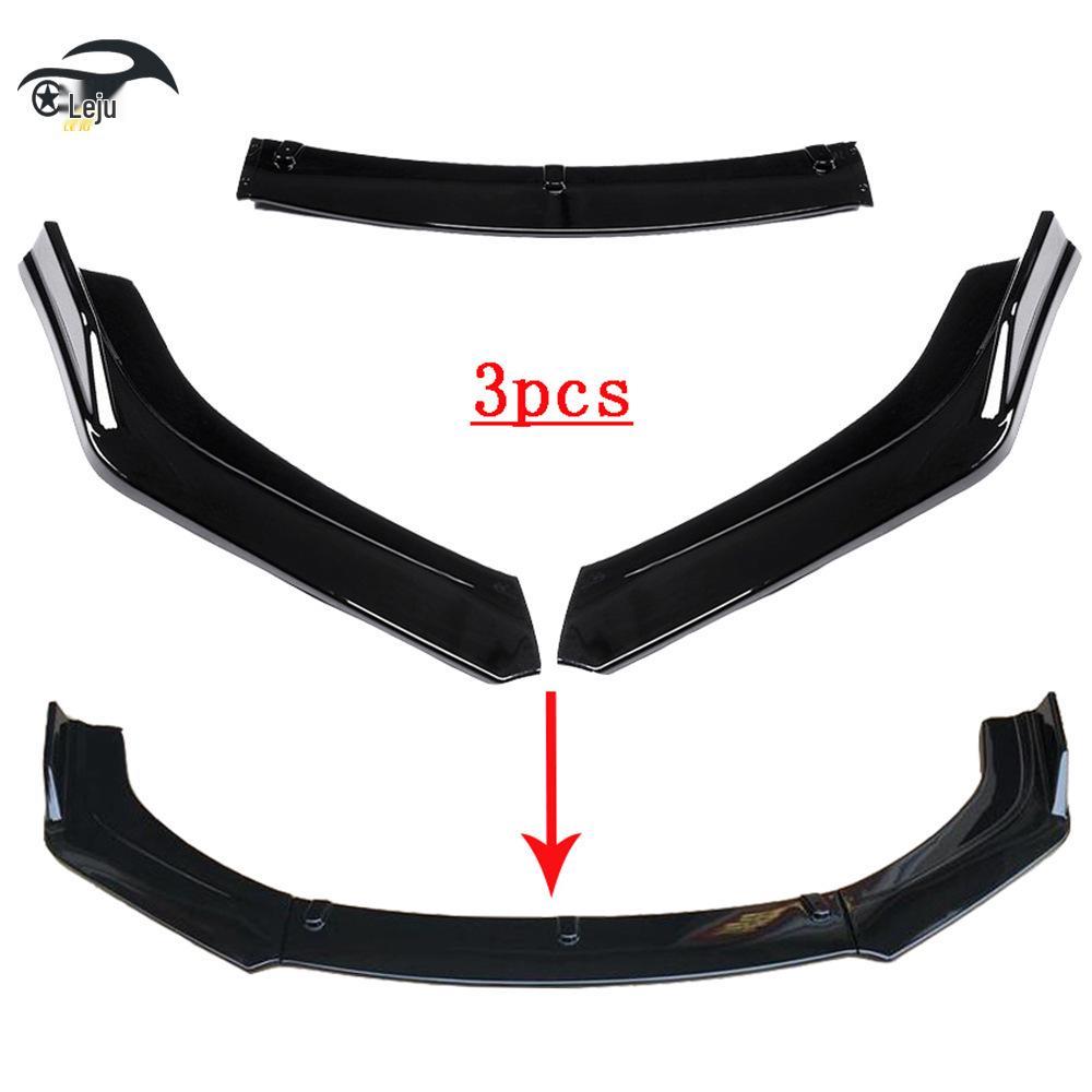 Skoda Superb 2016-18 Czarny Błyszczący Dodatek - Dolna Listwa Przedniego Zderzaka