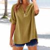 Casual Summer Shirt Solid Color Loose Top Fresh Sweet Women's Fashion Versatile Shirt