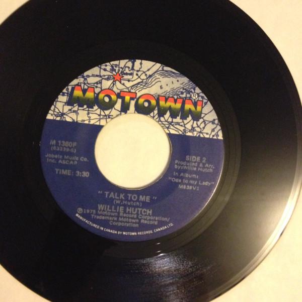 

7inch Record WILLIE HUTCH - Love Power / Talk To Me M1360F MOTOWN 1975 Canada Soul/Funk Used