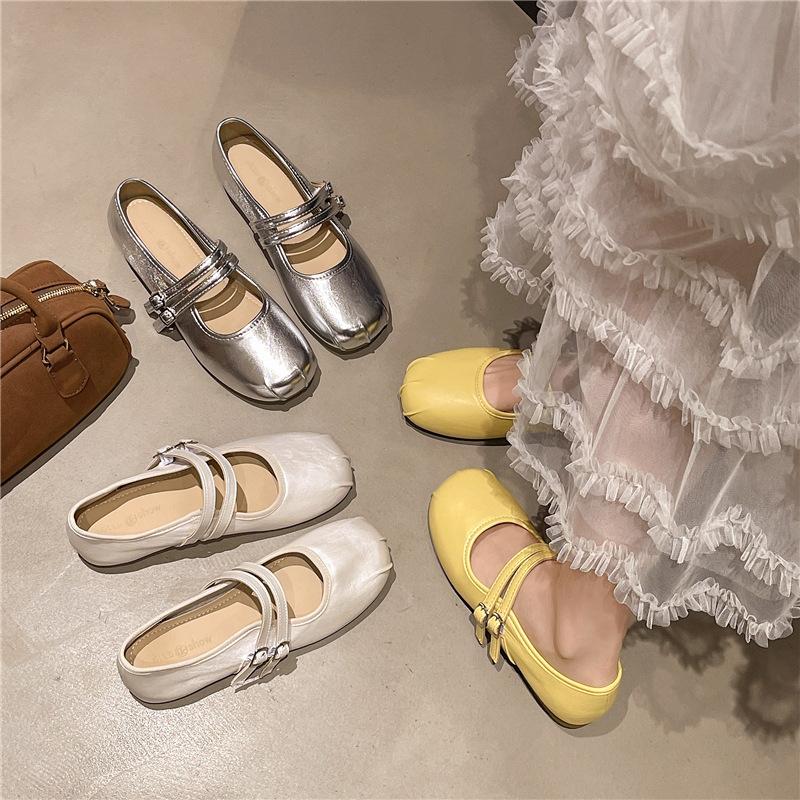 2025 New French Retro Mary Jane Shoes for Women's Summer Wear Niche Design Sense with Single Shoes for Women's Wear