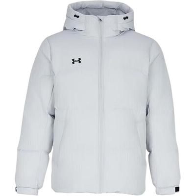 Simple Solid Color Warm Down Jacket Unisex Jacket 25600804-014