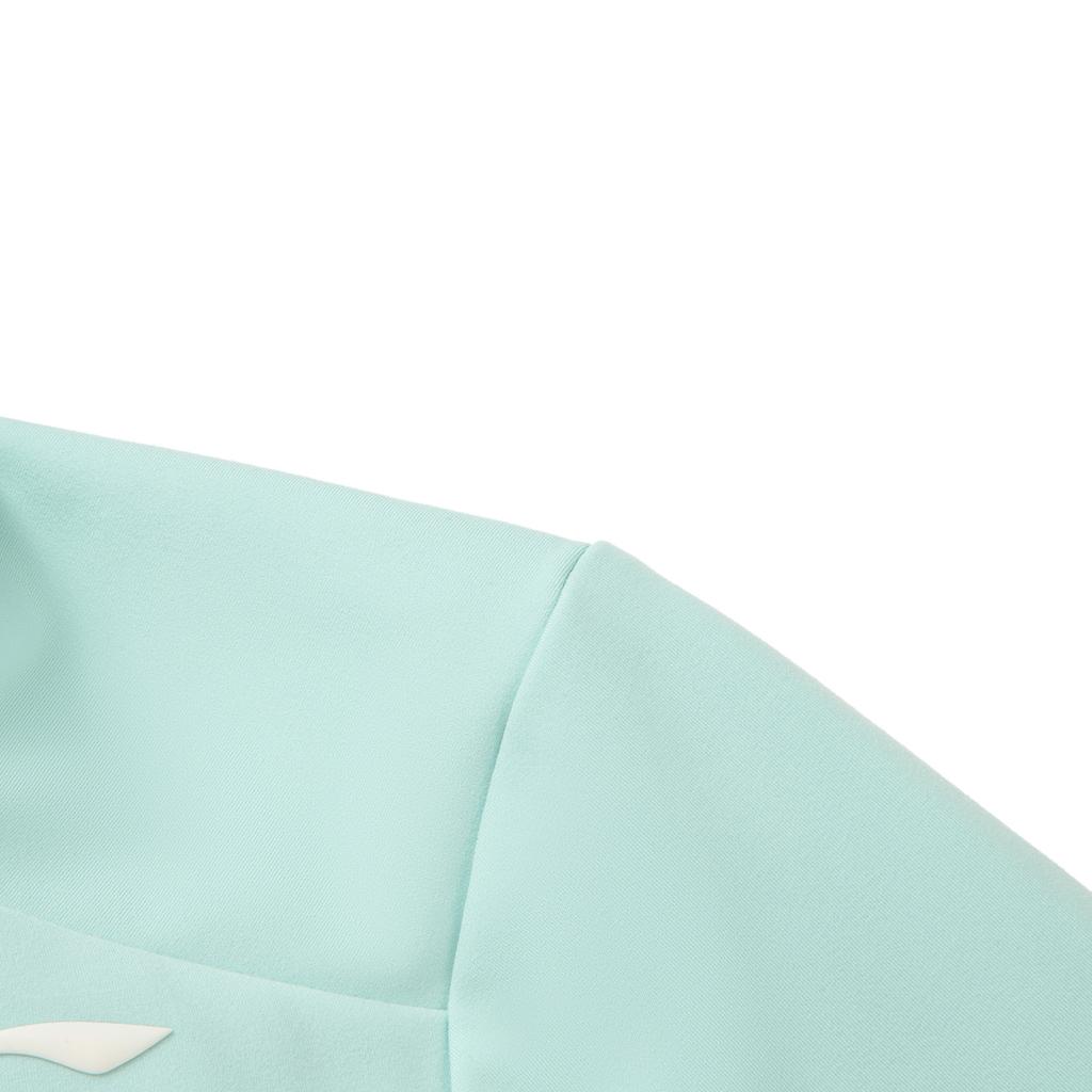 Li Ning Fitness Series Stand Collar Logo Letter Stitching T-Shirt Women Tops ATLV368-1