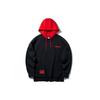 Li-Ning Loose Pullover Hoodie Red/Black Men AWDQ077-1