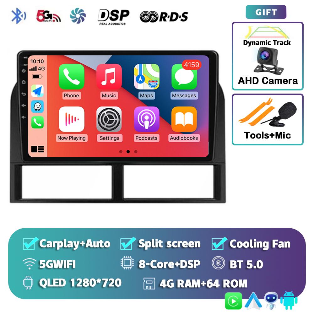 Android 14 Carplay For Jeep Grand Cherokee II WJ 1998-2004 Car Radio Navigation GPS Video Multimedia Player Autoradio Wifi+4G BT