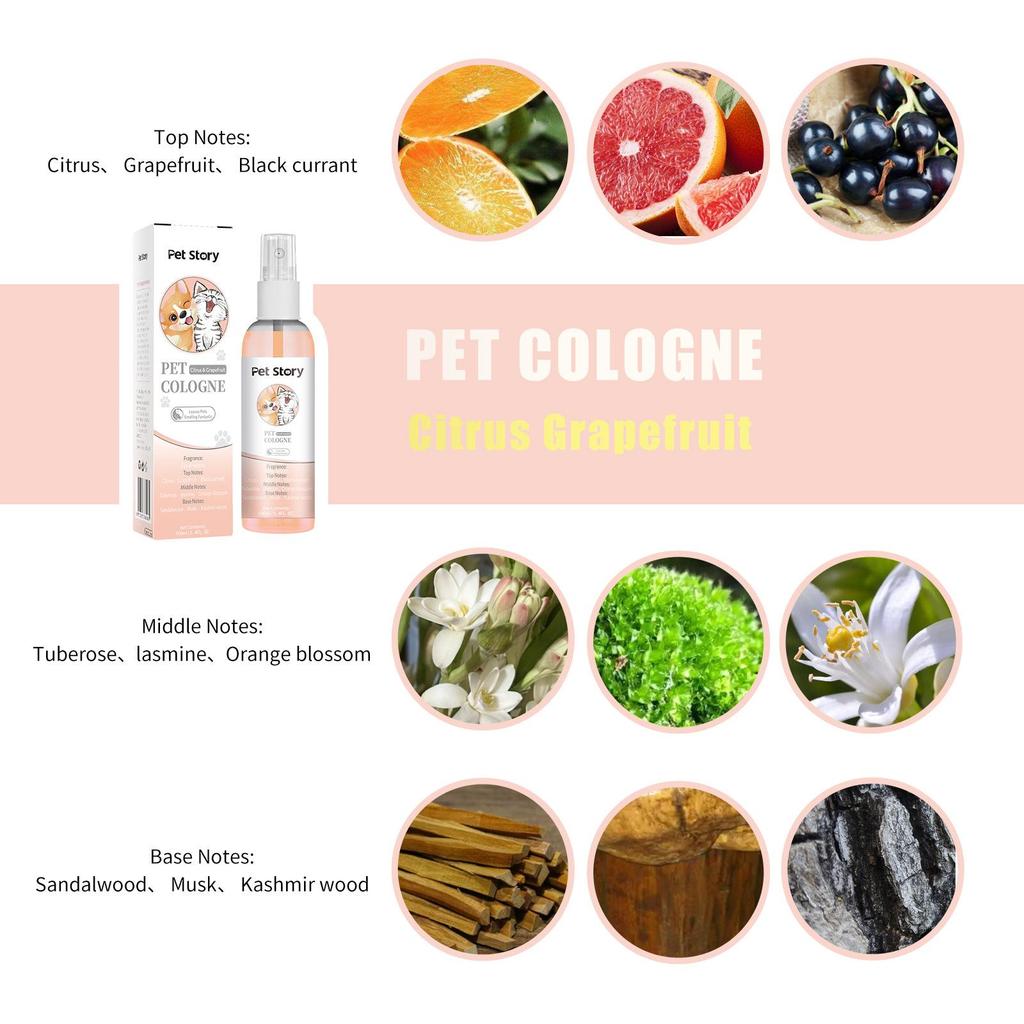 Universal Pet Perfume: Long-Lasting Deodorizing Fragrance for Cats & Dogs