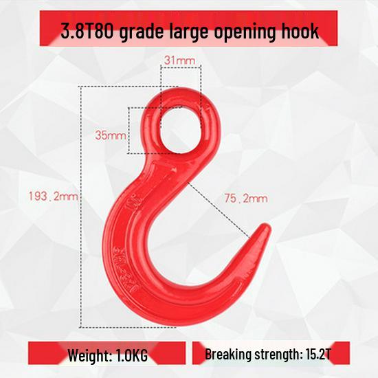 Universal Swivel Clevis Hook for Hoist Crane Rigging and Lifting
