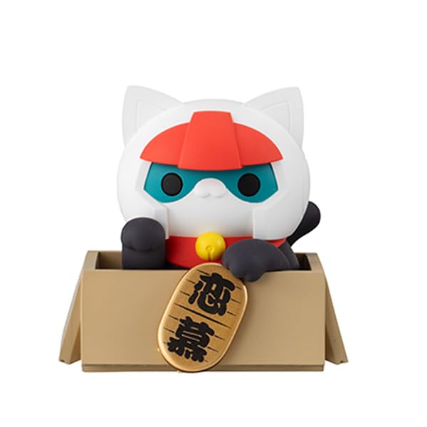MegaHouse MEGA KAT PROJEKT Mobile Suit Gundam Mobile Suit 60mm PVC NyandamLUCKYCAT [ÆSKE] Ca.