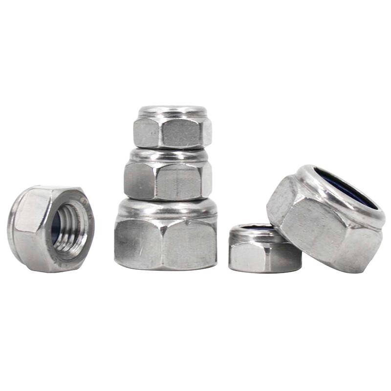 Bingyu BY-468 304 Stainless Steel Nylon Insert Lock Nuts