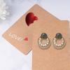 480Pcs Earring Holder Card withPlastic Opp Bag Earring Display Card for Earring Necklace Display Jewelry Packaging