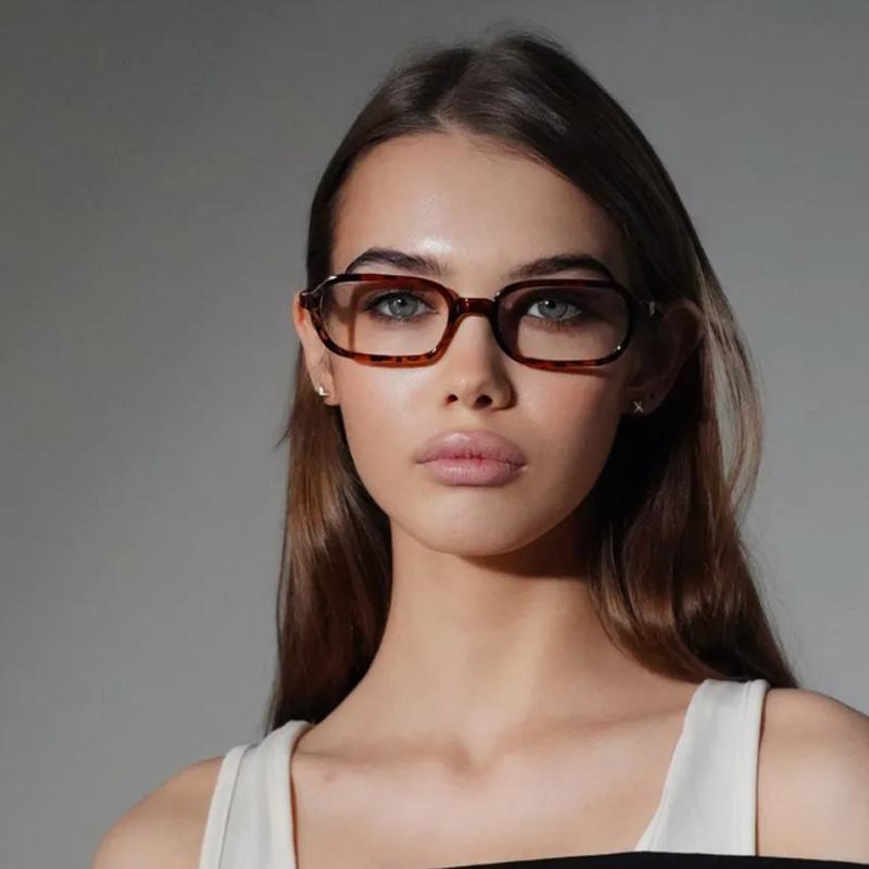 Protective Glasses 3pcs Small Square Anti Blue Light Eyeglasses Frame Women Multi Color Frame Eyewear Outdoor Glasses Unisex