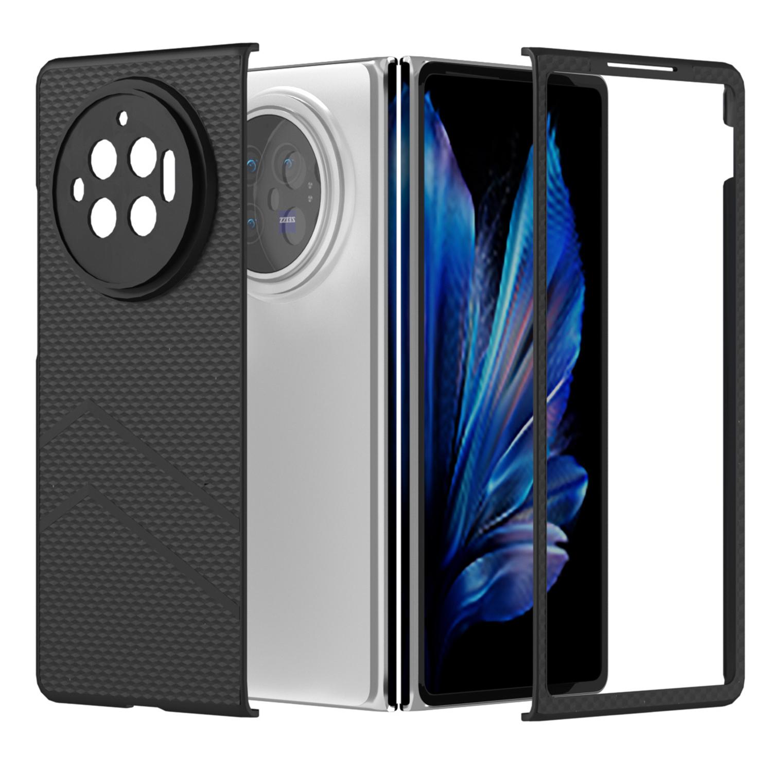 

For vivo X Fold3 Matte Case Hard PC Protective Phone Cover Black